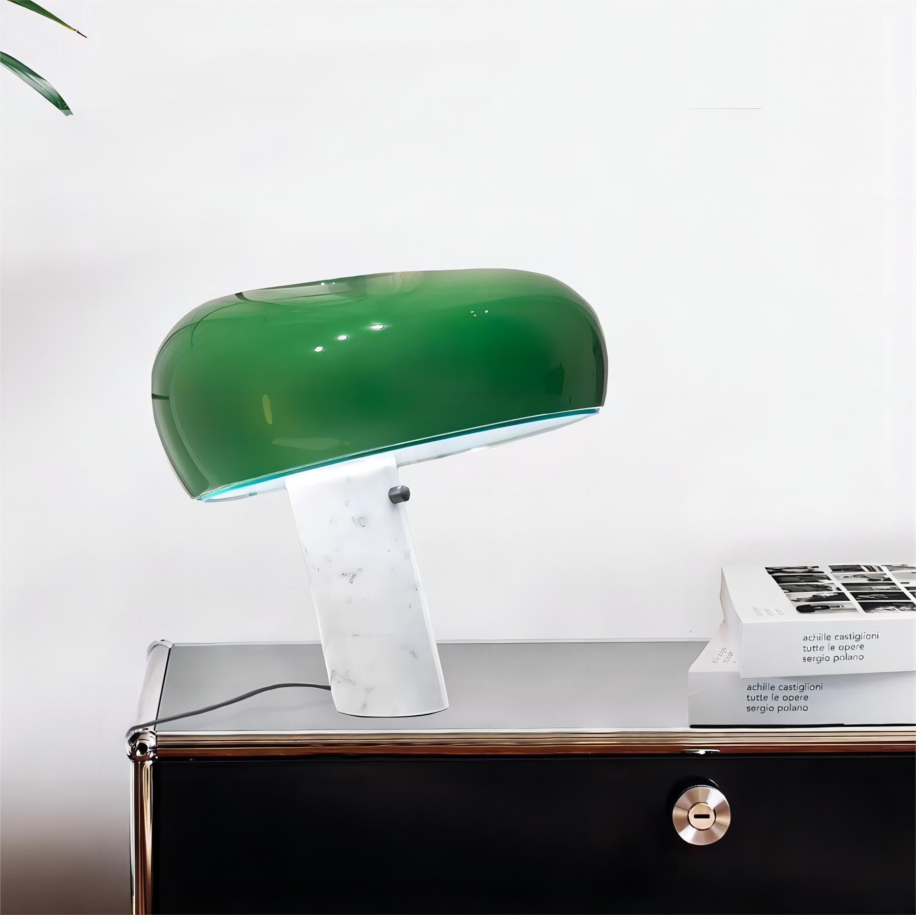 Paula Vintage Table Lamp with Marble Base