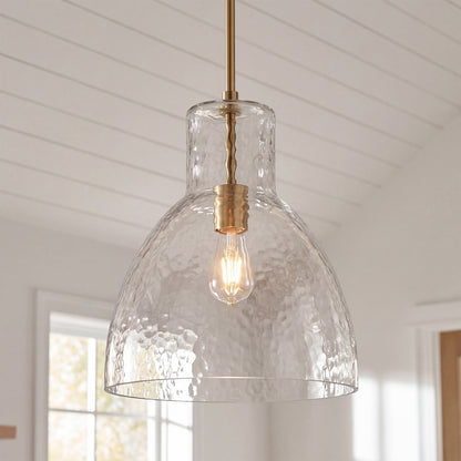 Keen Farmhouse Glass Dome Pendant Light