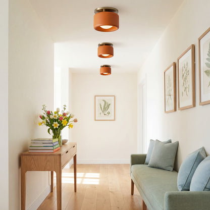 Aura Modern Porcelain Flush Mount Ceiling Light