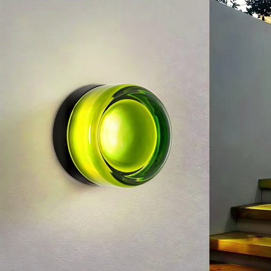 Gabriella Nordic LED Glass Flush Mount Sconce
