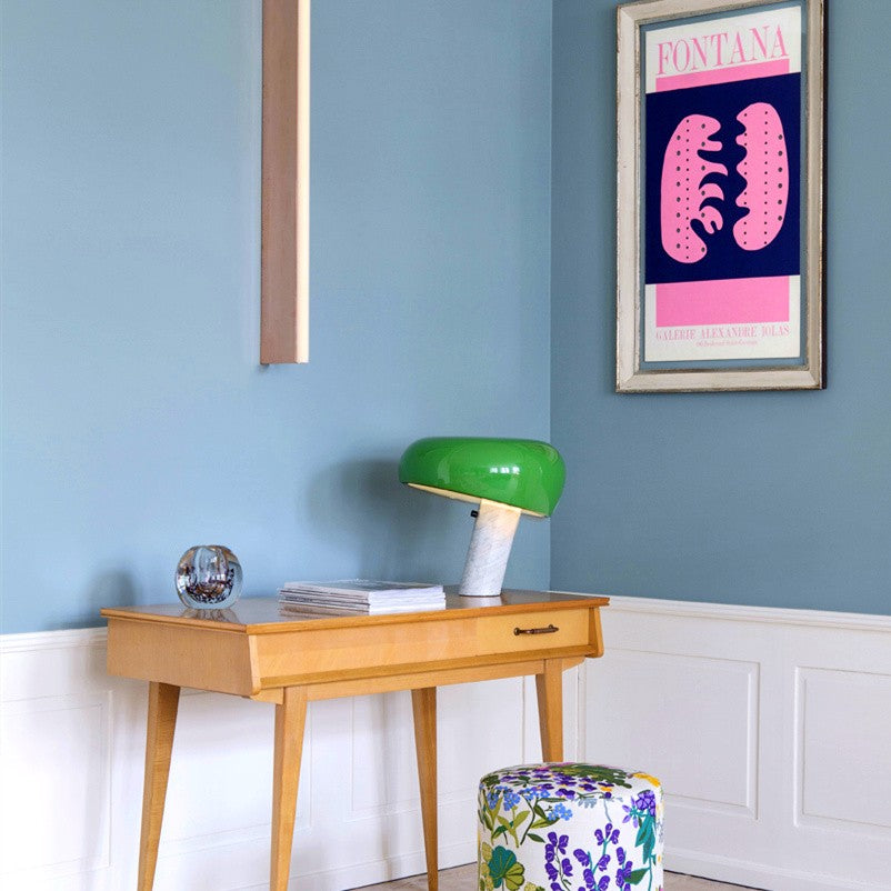 Paula Vintage Table Lamp with Marble Base