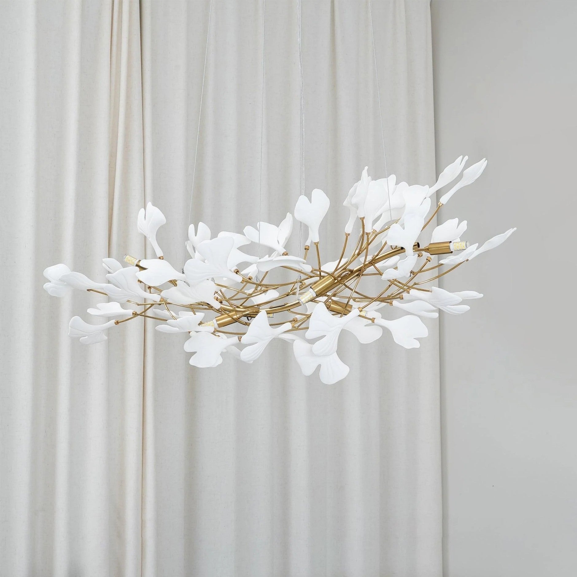 Vesper Luxurious Ginkgo Leaf Chandelier