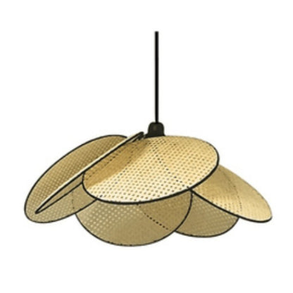 Atticus Screen Cannage Rattan Pendant Light