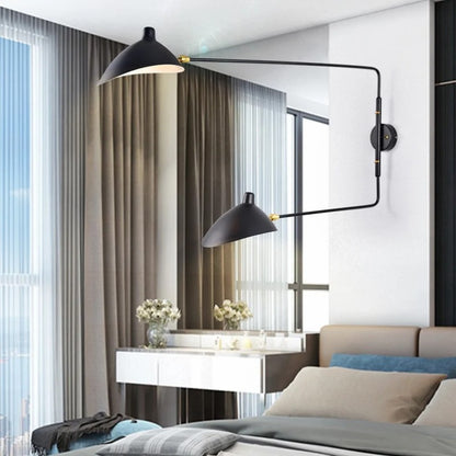 Radha Swing Arm Industrial Modern Wall Sconce