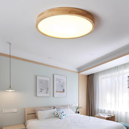 Blayze Rustic LED Wooden Geometric Ceiling Light