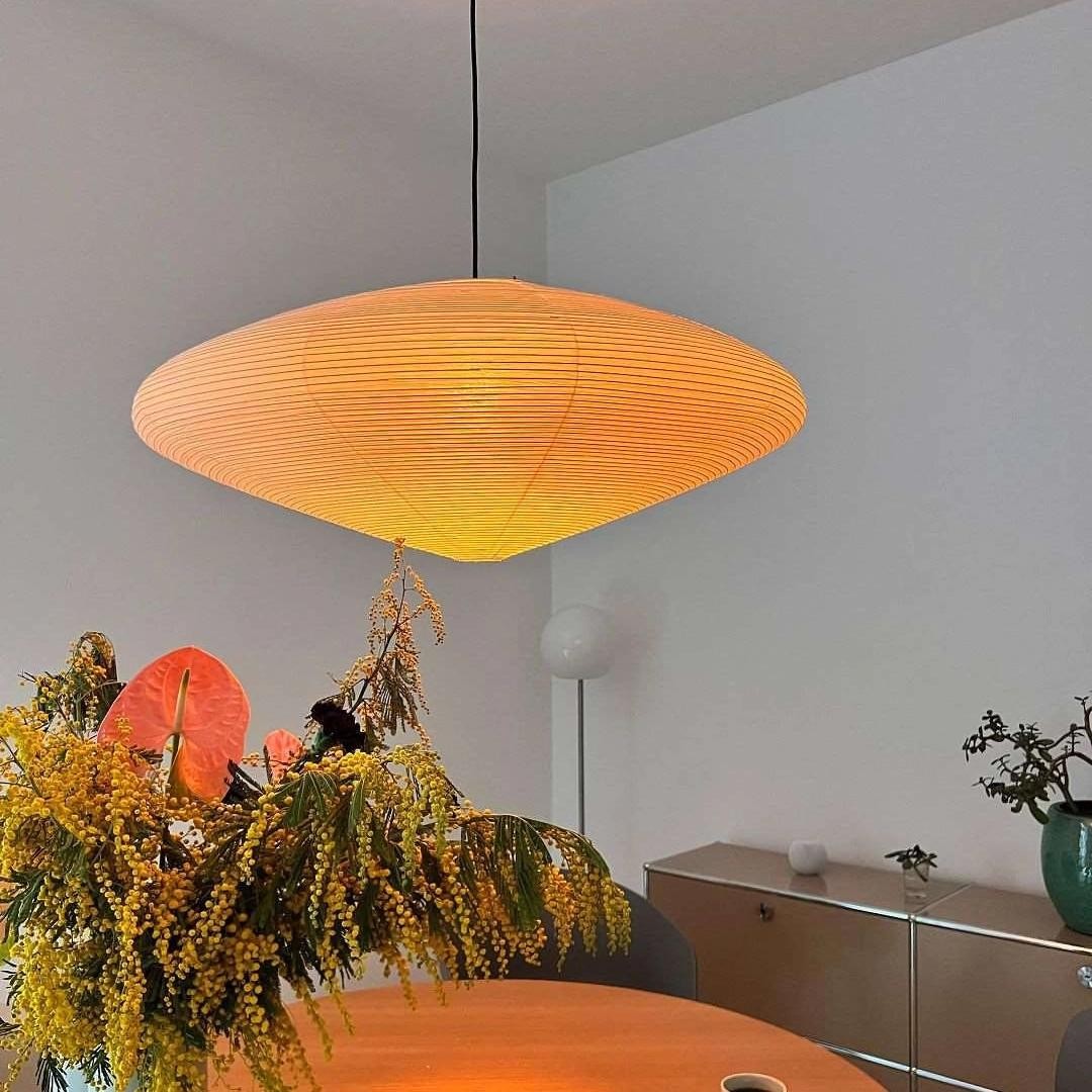 Gino Japanese Rice Paper Lantern Pendant Light