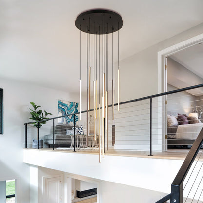 Rory Modern Cluster Cylinder Led Pendant Light