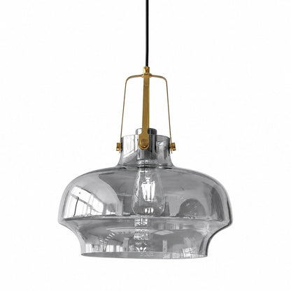 Mynorix Transparent Bowl Shaped Glass Pendant Light