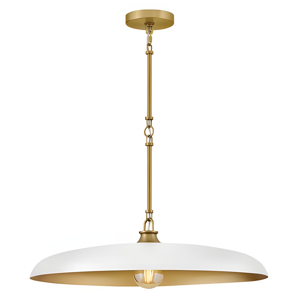 Leila Industrial Rustic Bronze Cone Shade Pendant Light