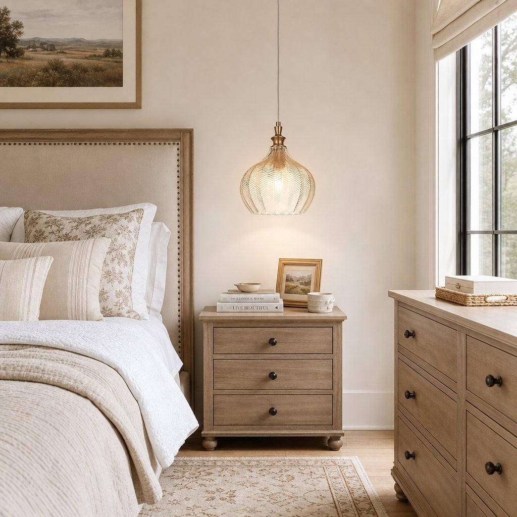 Nyxara Mid-Century Mini Glass Pendant light