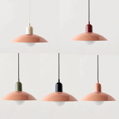 Harper Mid Century Multi Color Macaron Pendant Light