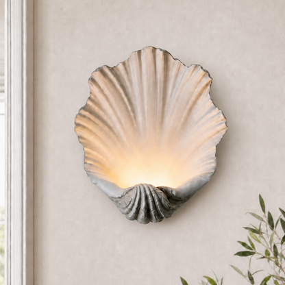 Bellamy Elegant Nautral Shell Resin Wall Light