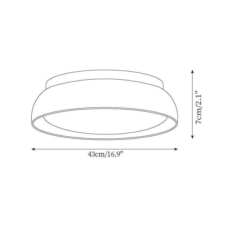 Nox Scandinavian Travertine Ceiling Light