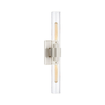 Zinnia Glass Tube Double Wall Mounted Light