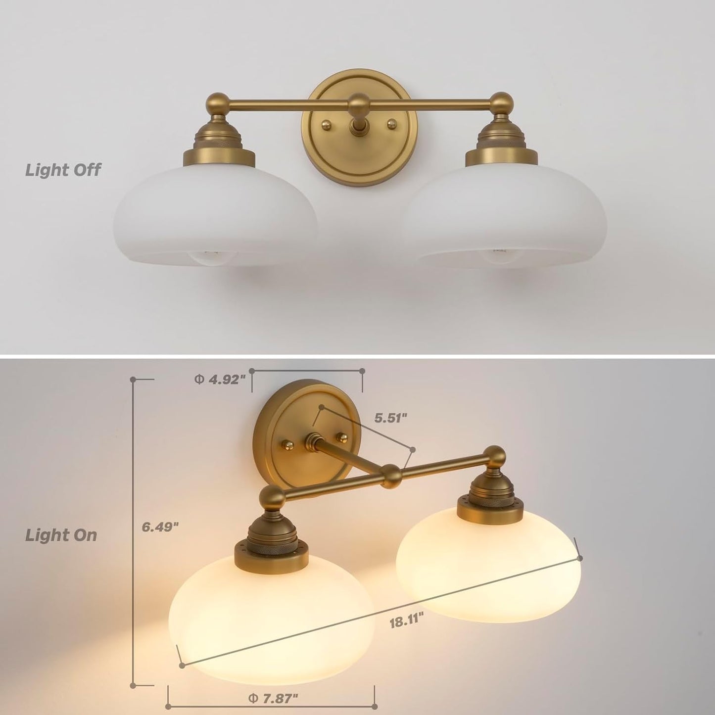 Alberta Bauhaus Milk White Glass Wall Sconce