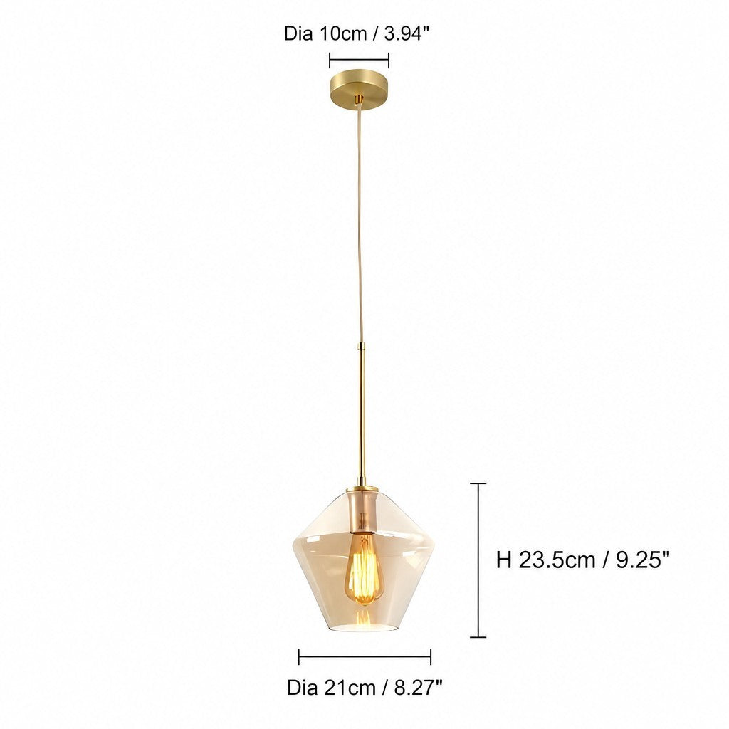 Umbriel Modern Simple Glass Pendant