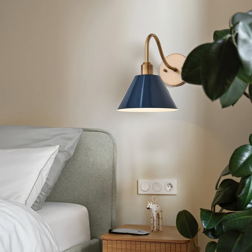 Ferm Minimalist Industrial Tapered Sconce