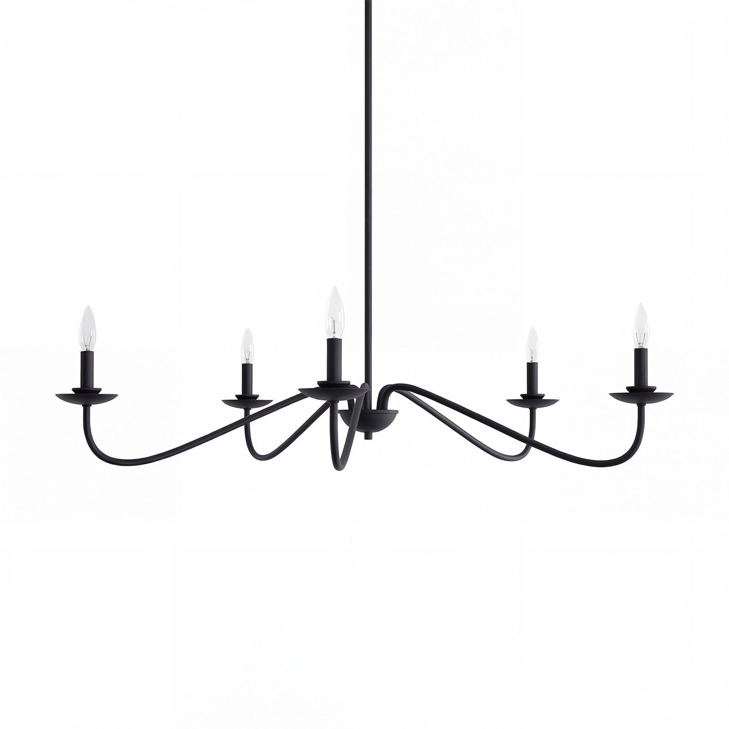 Charis Rustic 5 Light Metal Chandelier