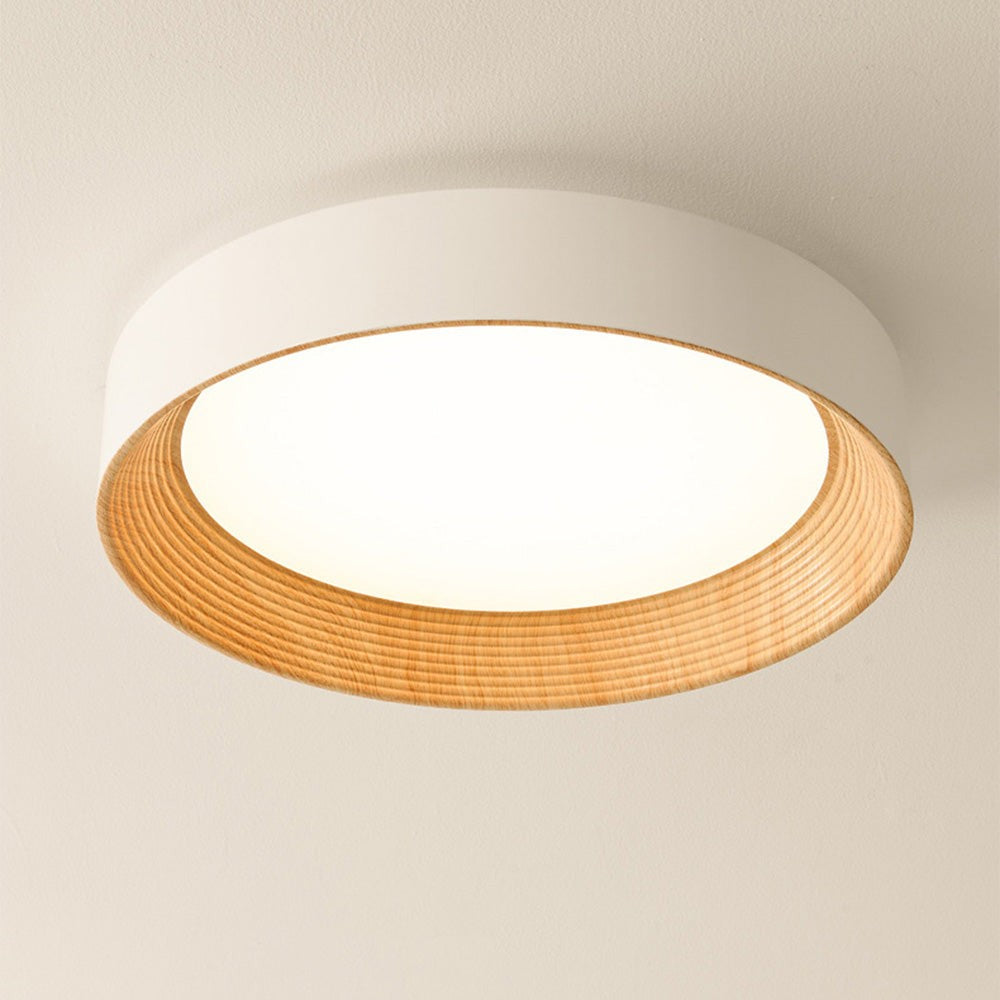 Calixte Minimalist LED Round Metal Ceiling Light