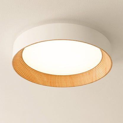 Calixte Minimalist LED Round Metal Ceiling Light