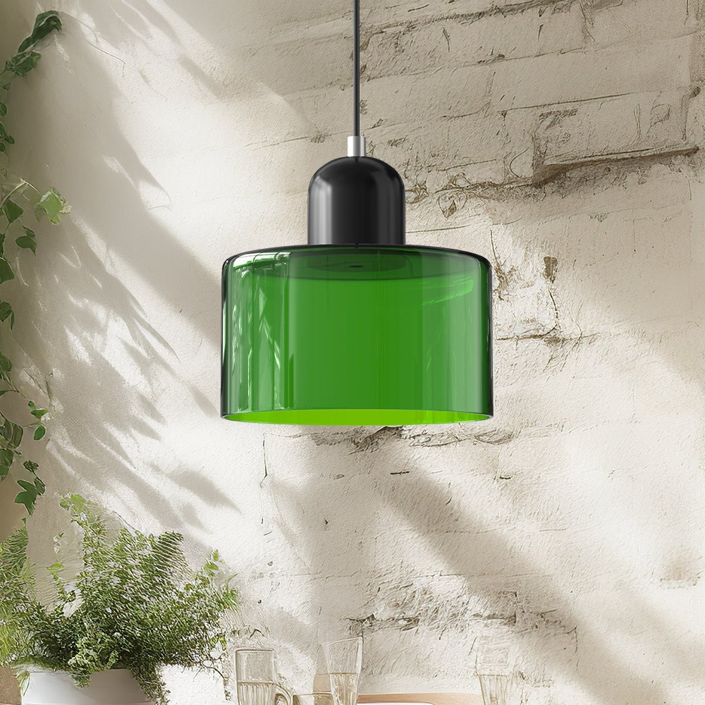 Colorful Creative Small Fresh Glass Shade Pendant Light