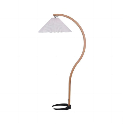 Anamika Vintage Mid Century Wooden Floor Lamp