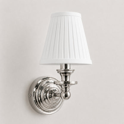 Ashby Vintage Linen Shade Wall Light