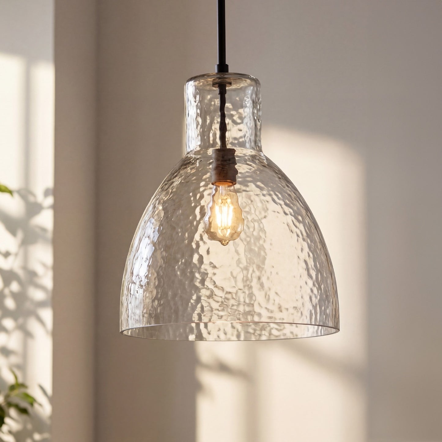 Keen Farmhouse Glass Dome Pendant Light