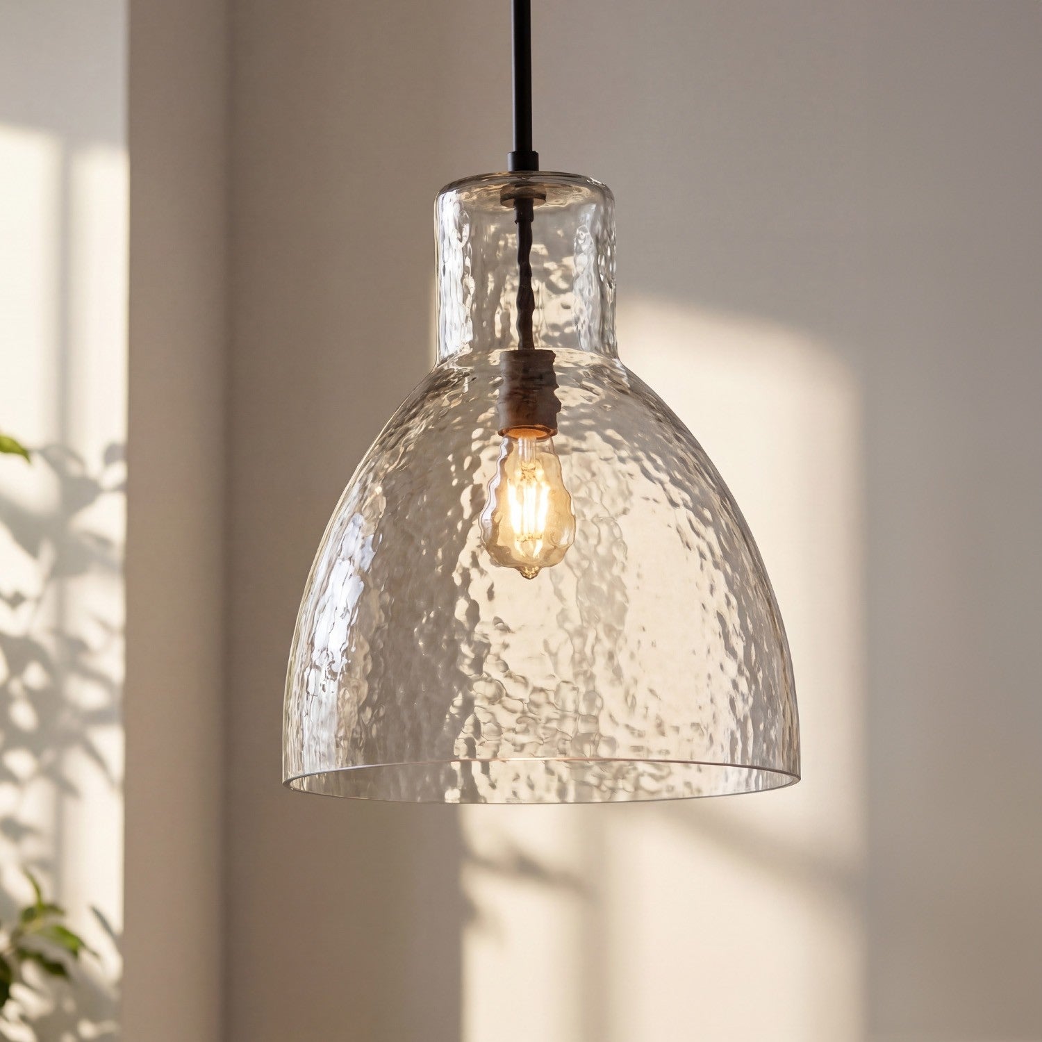 Keen Farmhouse Glass Dome Pendant Light