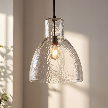 Keen Farmhouse Glass Dome Pendant Light