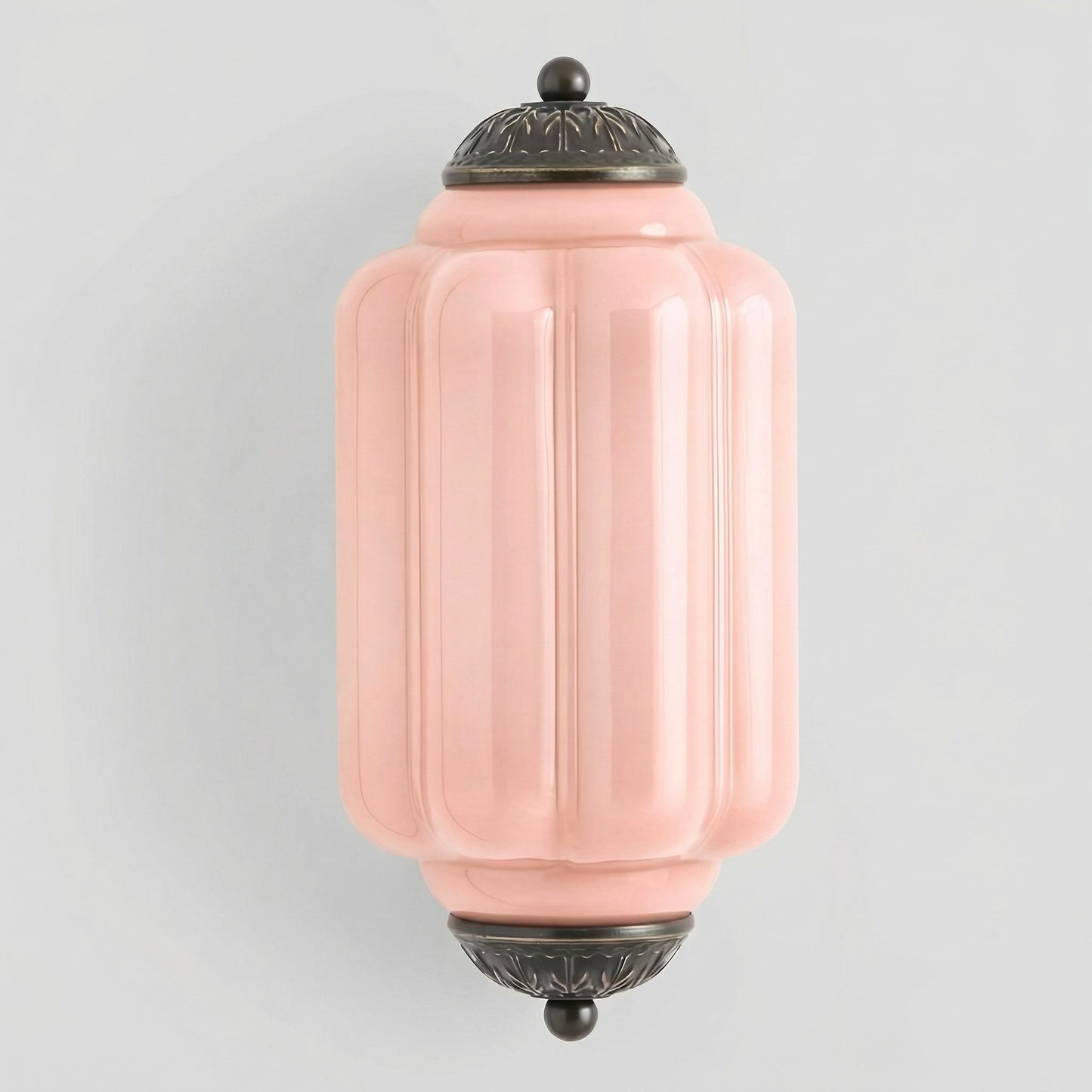 Michael Vintage Eloise Milk Glass Flush Wall Light