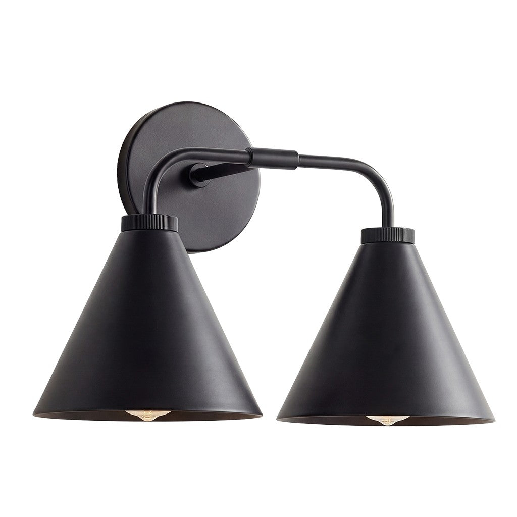 Kaelen Retro Cooper Cone Sconce Light