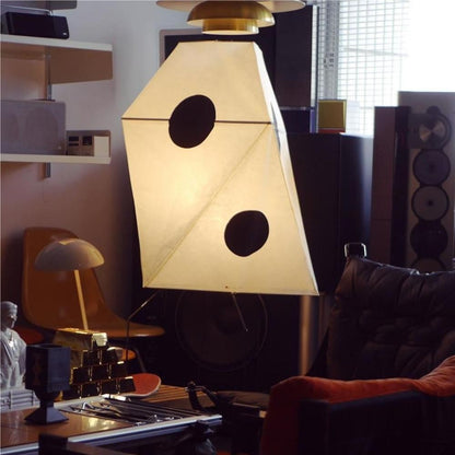 Kiran Minimalist Wabi-sabi Tripod Floor Lamp