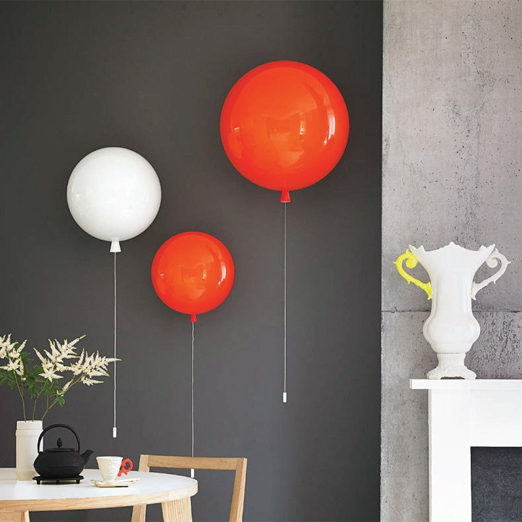 Vanya Colorful Balloon Wall Lamp for Bedrooms, Kid's Rooms