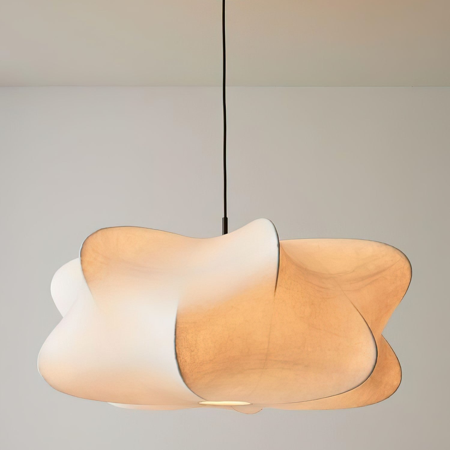 Orin Modern White Silk Cloud Pendant Light