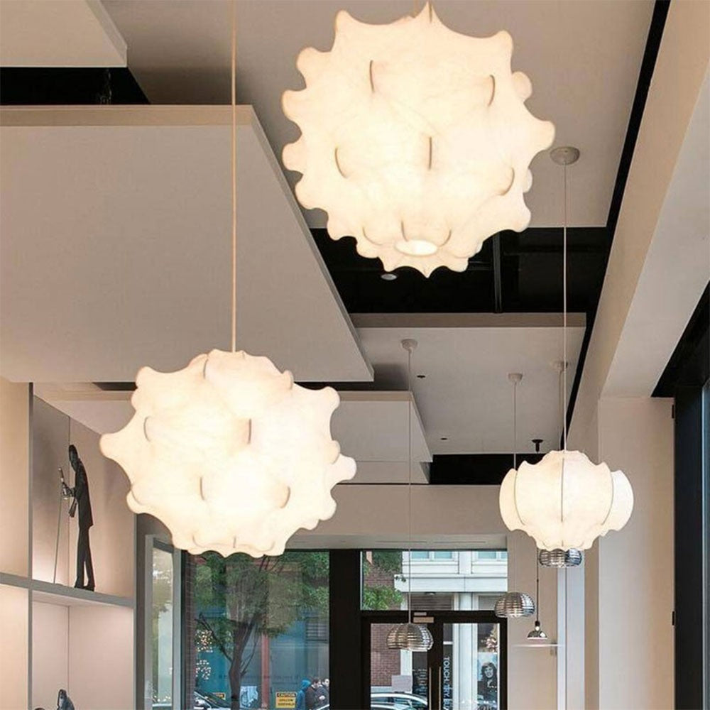 Joaquin Creative White Cocoon Pendant Light