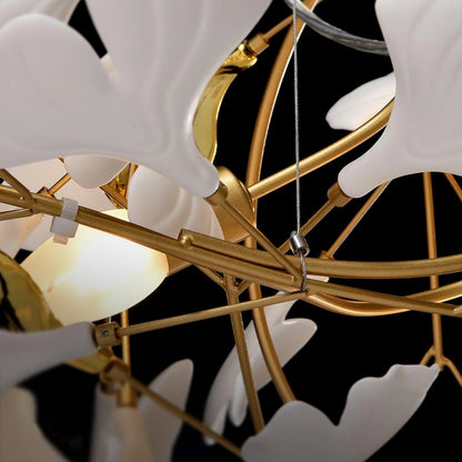 Vesper Luxurious Ginkgo Leaf Chandelier