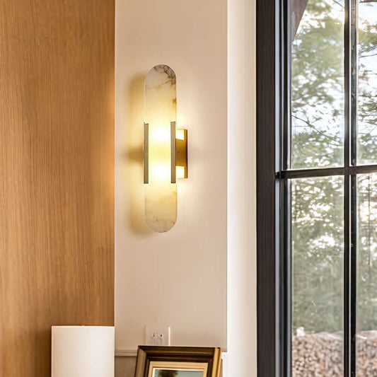 Ylva Real Alabaster Wall Sconces