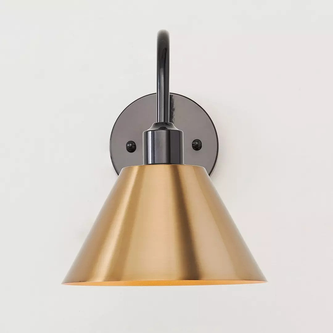 Ferm Minimalist Industrial Tapered Sconce