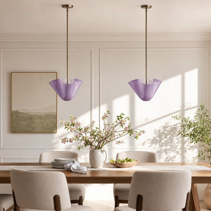 Franklin Modern Shell Glass Fazzo Pendant Light