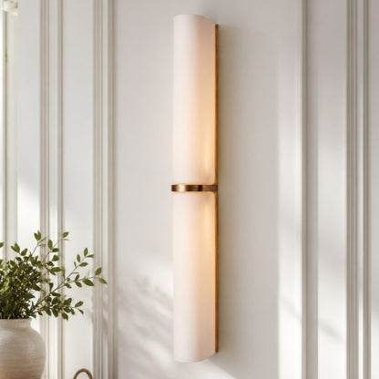 Giulia Minimalist LED Double Tube Glass Wall Light