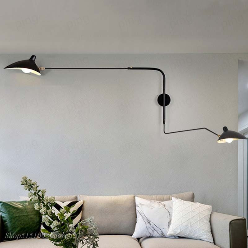 Radha Swing Arm Industrial Modern Wall Sconce