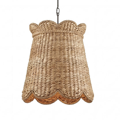 Karinne Natural Flower Rattan Pendant Light