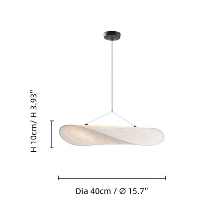 Hawkes Scandinavian Style Minimalist Fabric Pendant Light