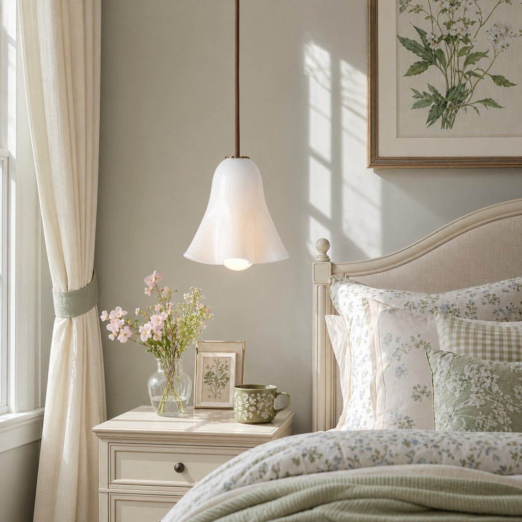 Graham Modern Shell Glass Fazzo Pendant