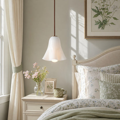 Graham Modern Shell Glass Fazzo Pendant