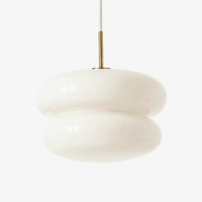 Josie Cream Bauhaus Opal Glass Pendant Light