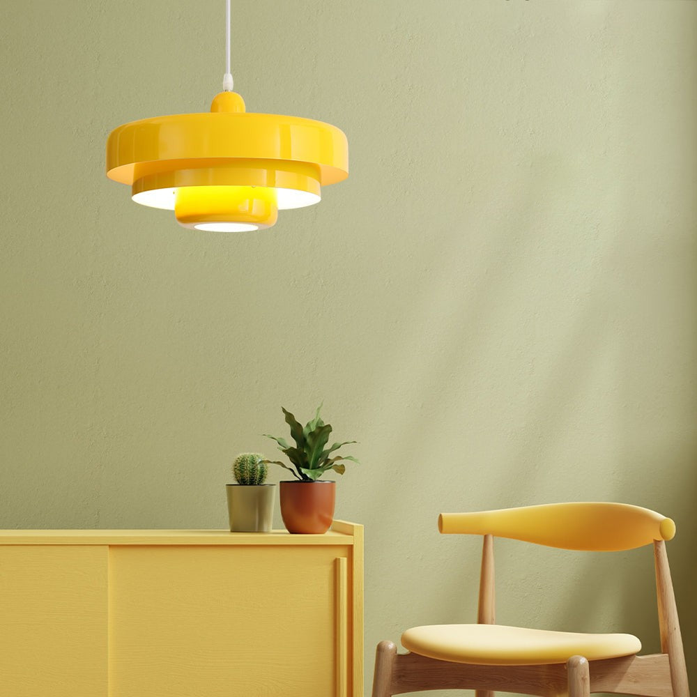 Modern Scandinavian Multi‑Layer Colorful Pendant Light