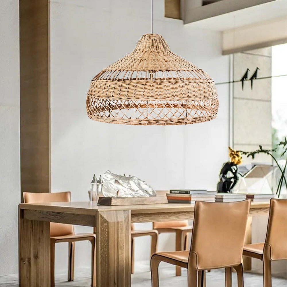 Wisteria Handmade Woven Rattan Pendant Light