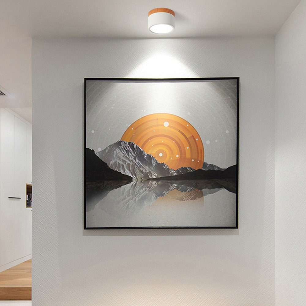 Cyrion Nordic Cylinder LED Flush Mount Ceiling Light